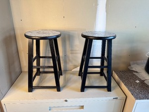 lot 37 image: Pair of Matching Stools - 20 H