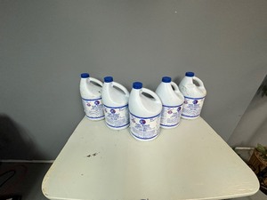 lot 70 image: Five 1 Gallon Bottles of Pure Bright Germicidal Ultra Bleach