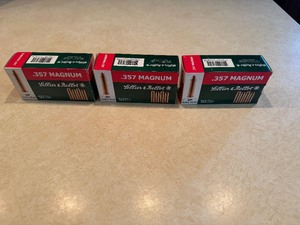 lot 16 image: Three Boxes .357 Magnum SP Lellier & Bellot (50 rounds per box)