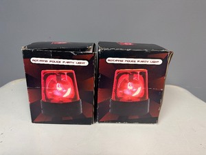 lot 86 image: Rotation Police Party Lights (Qty 2)