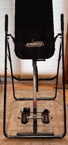 lot 119 image: Stamina Inversion Table. Model 55-1527C Serial 07APR 11482