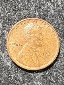 lot 18 image: 1927 US WHEAT CENT