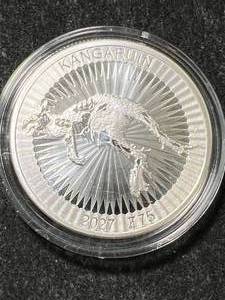 lot 59 image: 1 TROY OZ .999 FINE SILVER ZOMBUCKS ROUND IN AIRTITE