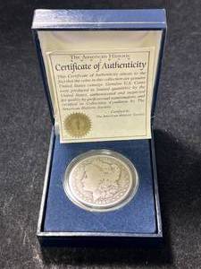 lot 93 image: 1900-O US MORGAN SILVER DOLLAR IN BOX
