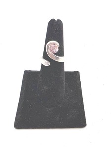 lot 98 image: Sterling Silver & Tourmaline Ring- Size 6.5, 7.39 grams