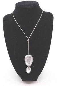 lot 118 image: Sterling Silver Necklace with Glass Pendant
