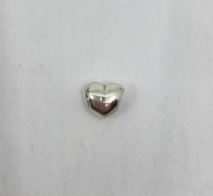 lot 153 image: Pandora Sterling Silver Large Smooth Heart Charm