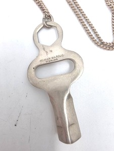 lot 174 image: Antique Neiman Marcus Sterling Silver Skate Key