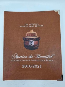 lot 193 image: 2010-2021 America the Beautiful Quarter Dollar Collectors Album- Official Smokey Bear Edition