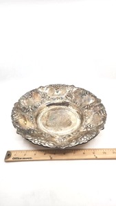 Beautiful Spanish Sterling Silver Bowl - 630.51g