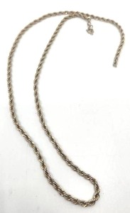 lot 36 image: Broken 22 Marked 14k Rope Chain - 18.07g