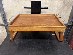 lot 57 image: Threshold Serving Tray with Foldable Legs