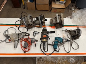 lot 60 image: Vintage Power Tools (Qty 8)