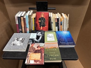 lot 47 image: Hard Cover and Paperback Books- Includes Under the Tuscan Sun, A Place in the Woods and Authors Gerald Ford, Susan Allen Toth, Andrew Wyeth and more