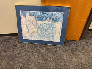 lot 119 image: Vintage Minneapolis St. Paul Neighborhood Map (44 x 35)