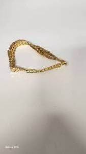 lot 25 image: 9 Heavy 14k Marked Bracelet - 52.13g