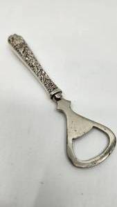 lot 65 image: Antique Sterling Silver Bottle Opener - 41.16g