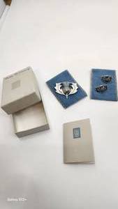 lot 87 image: Retired James Avery Sterling Silver Thistle Pin with Rare Matching Earrings