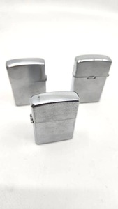 lot 93 image: Set of 3 Vintage Lighters...Zippo, Balfour