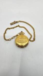 lot 129 image: Gold Grandpa Pocket Watch with 18 Chain