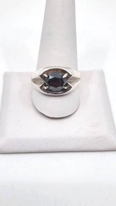 lot 174 image: Very Nice BoHoCo Sterling Silver and Hematite Ring - Size 11.5
