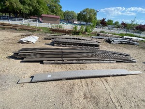 lot 5 image: Brown composite decking