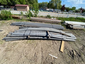 lot 8 image: Gray composite decking