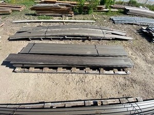lot 6 image: Brown composite decking 12x11