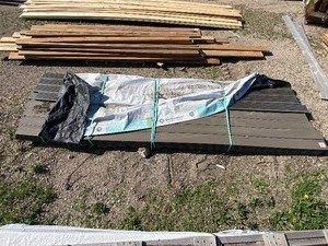 lot 20 image: Brown composite decking 12