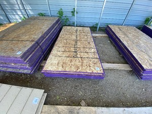 lot 93 image: 4x8 tongue and groove plywood 34