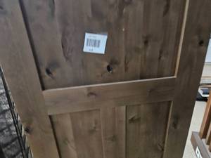 lot 459 image: 30 x 80 Knotty Alder Door