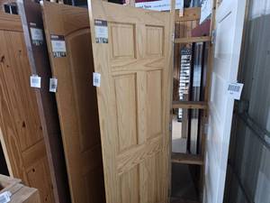 lot 223 image: 36 Textured fiberglass exterior door