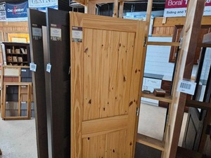 lot 228 image: 30 Knotty pine interior door