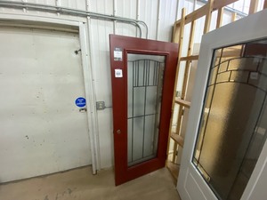 lot 217 image: 36 Wineberry red exterior door