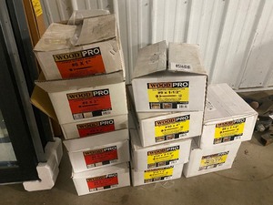 lot 402 image: 11 cases construction screws