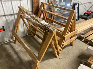 lot 406 image: Sawhorses x4