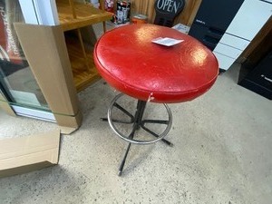 lot 491 image: Red Stool