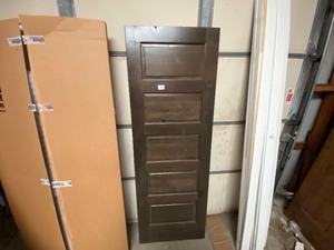 lot 597 image: 28 x 80 Brown Door