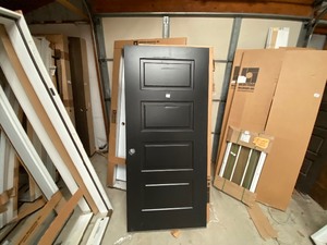 lot 563 image: 36 Black Exterior Door