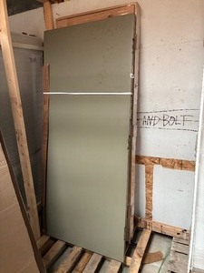 lot 527 image: 36 Grey exterior Steel Door