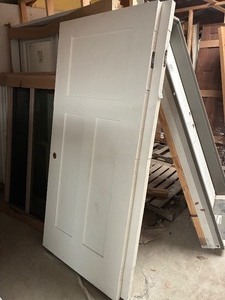 lot 535 image: 36 White exterior fire door