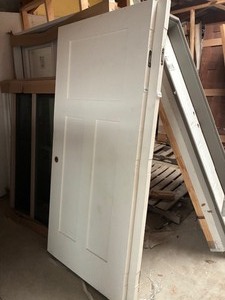 lot 534 image: 36 White exterior fire door