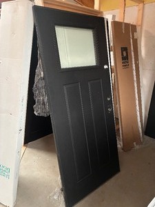 lot 532 image: 36 Black with glass exterior door