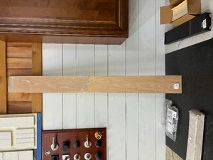lot 603 image: Wood Board 6 x 0.5 x 5