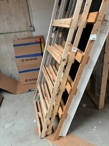 lot 544 image: Pocket door Frame x2
