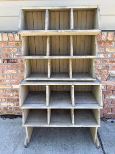 Vintage SUNDANCE Wooden Cubby Organizers