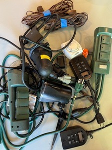 lot 60 image: Collection of Extension Cords and Lighting Accessories