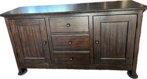 Pottery Barn Wooden Sideboard Buffet Cabinet