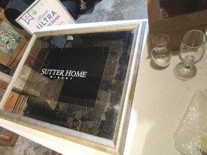 lot 20 image: Sutterhome Mirror, Stems & Carafes