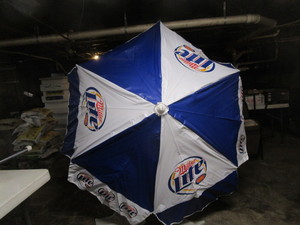 lot 80 image: Miller Lite Patio Umbrella